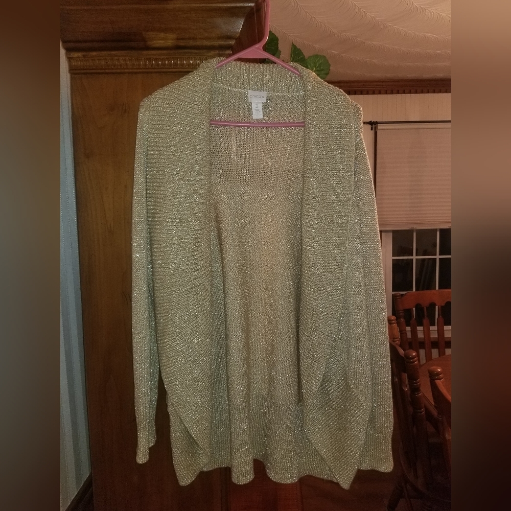 Chico's open sweater size 2